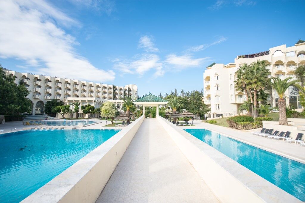 Novostar Nahrawess Thalasso Resort And Aquapark Al-Hammamat Bagian luar foto